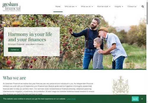 Website Image of Gresham Financial Limited