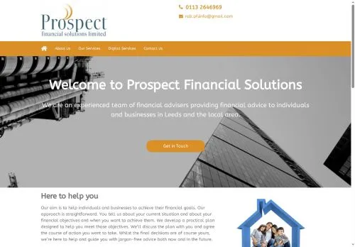 Website Image of Prospect Financial Solutions LTD