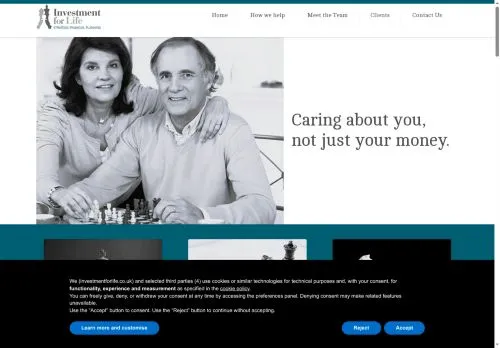 Website Image of Investment For Life Limited