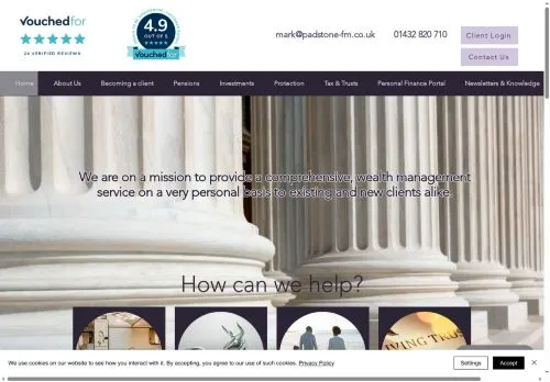 Website Image of Padstone Financial Management Limited