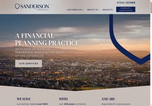 Website Image of Sanderson Financial LTD