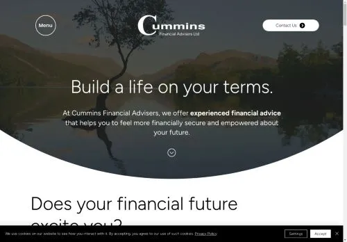 Website Image of CUMMINS FINANCIAL ADVISERS LIMITED