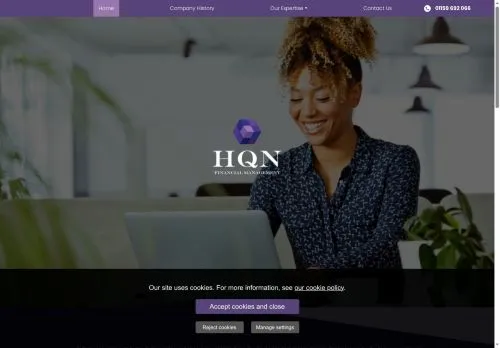 Website Image of HQN Financial Management Limited
