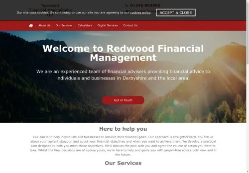 Website Image of Redwood Financial Management LTD