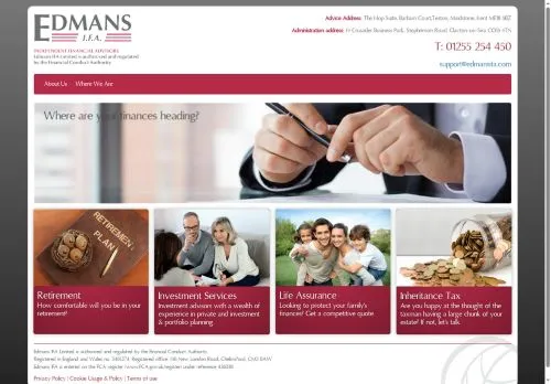 Website Image of EDMANS IFA LIMITED