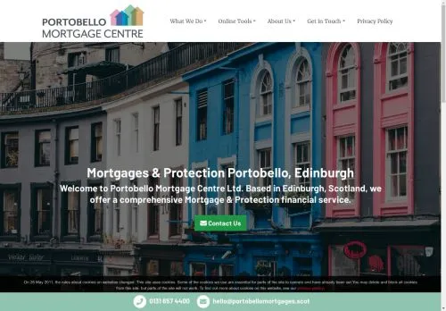 Website Image of Portobello Mortgage Centre LTD