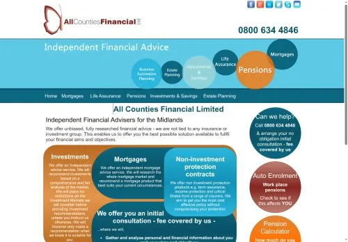 Website Image of All Counties Financial Limited