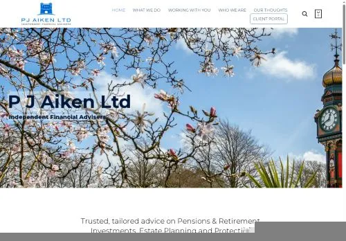 Website Image of P J AIKEN LIMITED