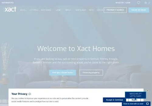 Website Image of Xact Mortgages LTD