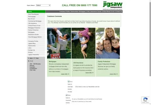 Website Image of Jigsaw Independent Mortgage Specialists Limited