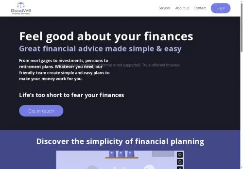 Website Image of Goodwill Financial Services Limited