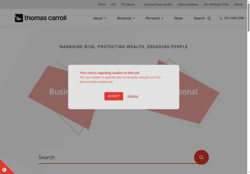 Website Image of Thomas, Carroll Independent Financial Advisers Limited