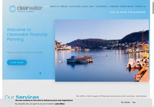 Website Image of Clearwater Financial Planning LTD