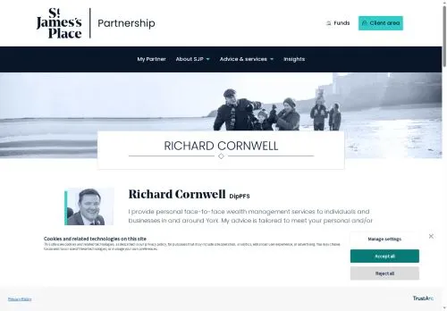 Website Image of Richard Anthony Cornwell