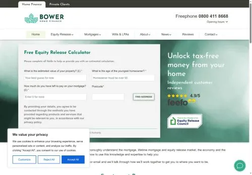 Website Image of BOWER RETIREMENT LIMITED