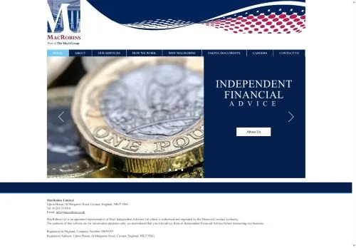 Website Image of MacRobins LTD