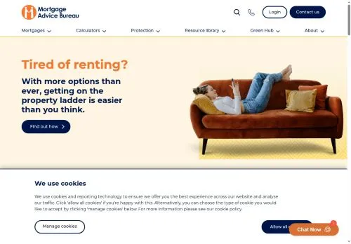 Website Image of Mortgage Advice Bureau Limited