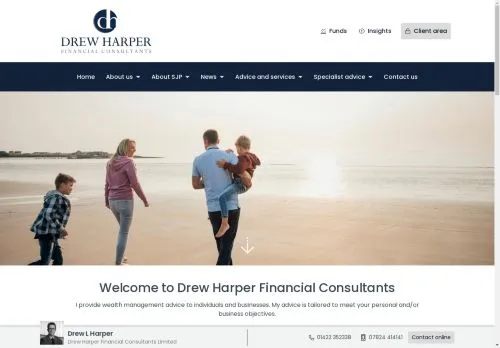 Website Image of Drew Harper Financial Consultants Limited