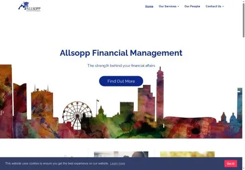 Website Image of Allsopp Financial Management Limited