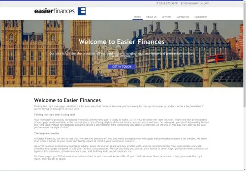 Website Image of Easier Finances Limited
