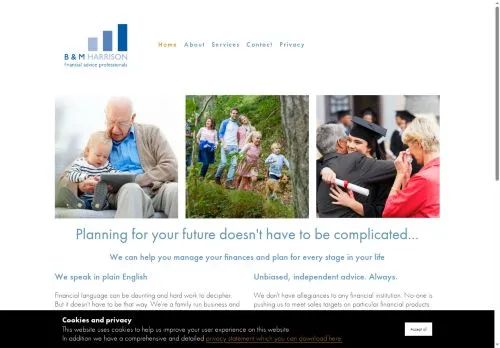 Website Image of B & M Harrison Limited