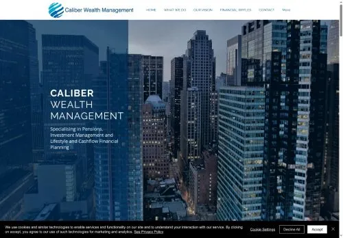 Website Image of Caliber Wealth Management LTD