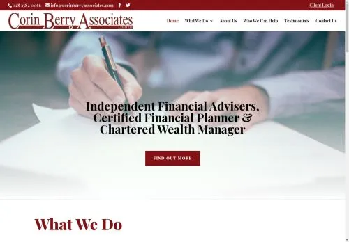 Website Image of Corin Berry Associates Limited