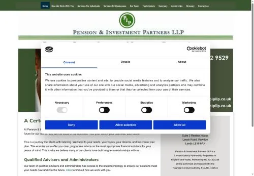 Website Image of Pension & Investment Partners LLP
