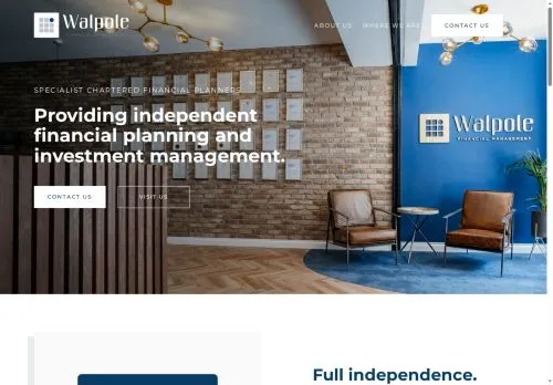 Website Image of WALPOLE FINANCIAL LIMITED