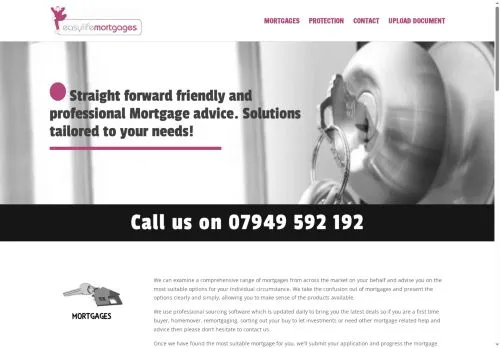 Website Image of Easy Life Mortgages & Finances LTD