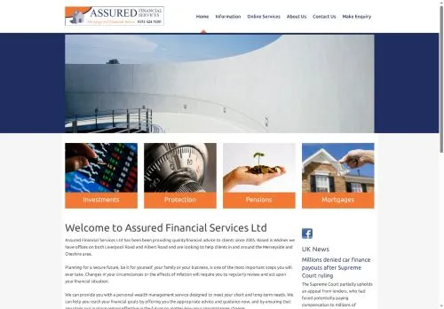 Website Image of Assured Financial Services LTD