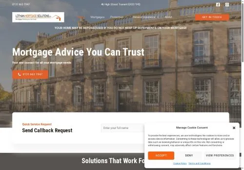 Website Image of Lothian Mortgage Solutions LTD