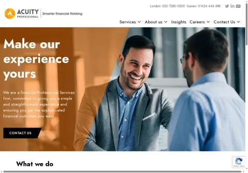 Website Image of ACUITY PROFESSIONAL ADVISERS LTD