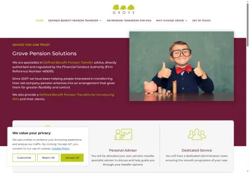 Website Image of GROVE PENSION SOLUTIONS LTD