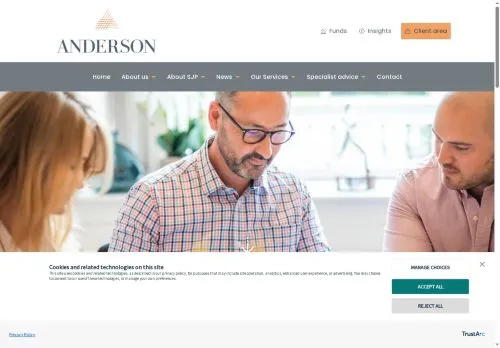 Website Image of Anderson Financial Management LTD