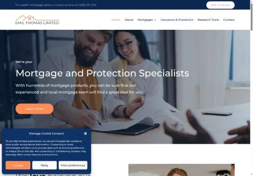 Website Image of Emil Thomas Limited
