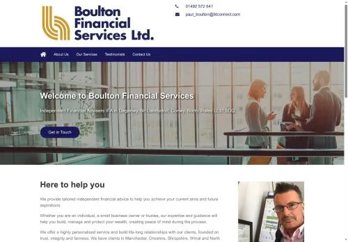 Website Image of BOULTON FINANCIAL SERVICES LIMITED