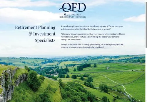 Website Image of QED Wealth Management LTD