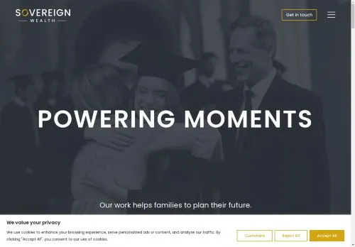 Website Image of Sovereign Wealth Limited