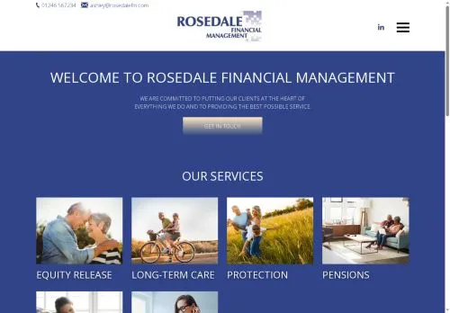 Website Image of Rosedale Financial Management