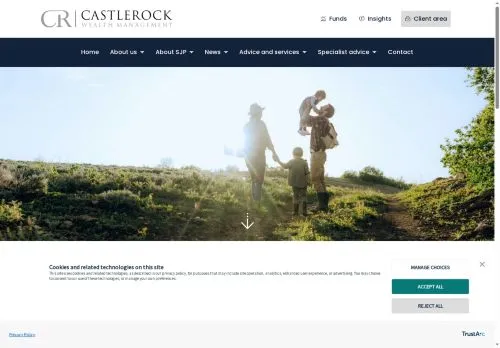 Website Image of Castlerock Wealth Management