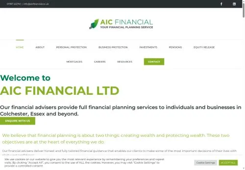 Website Image of AIC Financial LTD