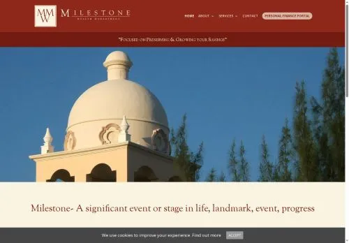 Website Image of Milestone Wealth Management Limited