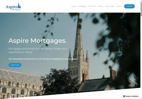 Website Image of Aspire Mortgages LTD