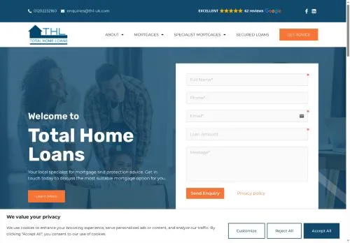 Website Image of Total Home Loans LTD