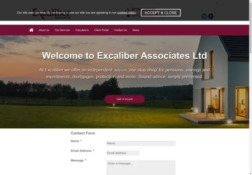 Website Image of Excaliber Associates LTD