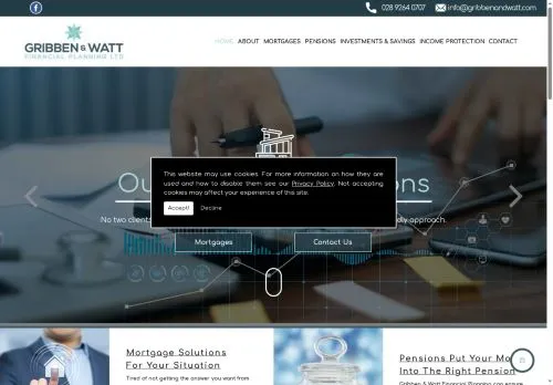 Website Image of Gribben & Watt Financial Planning Limited
