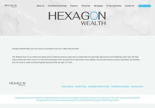 Website Image of Hexagon Wealth Limited