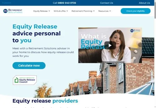 Website Image of Retirement Solutions (UK) Limited