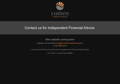 Website Image of LUMEN FINANCIAL PLANNING LTD